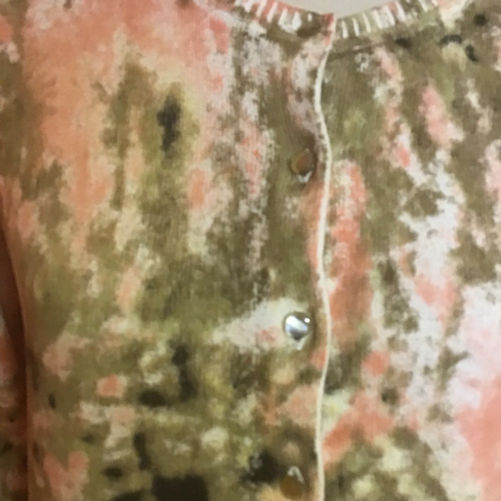 Relativity Pink And Black Patterned Cardigan - image 6